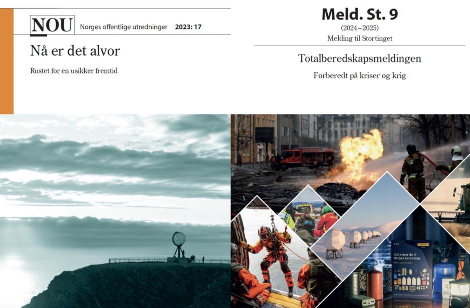 Totalberedskapskommisjonens utredning, NOU 2023:17, danner et særlig sentralt kunnskapsgrunnlag for totalberedskapsmeldingen, framholder regjeringen. Men når det gjelder anbefalte grep for å heve beredskapen i nord, på den ene siden, og varslet oppfølging på den andre, identifiserer professor Borch et betydelig sprik. (Faksimiler) Totalberedskapskommisjonens utredning, NOU 2023:17, danner et særlig sentralt kunnskapsgrunnlag for totalberedskapsmeldingen, framholder regjeringen. Men når det gjelder anbefalte grep for å heve beredskapen i nord, på den ene siden, og varslet oppfølging på den andre, identifiserer professor Borch et betydelig sprik. (Faksimiler)